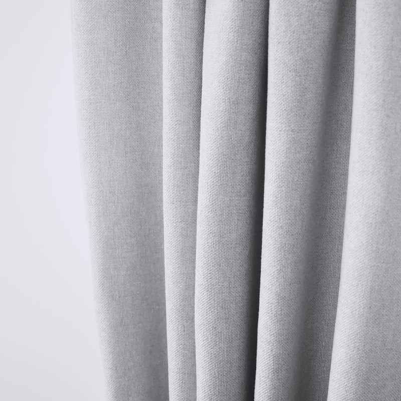 Kitchen Tier Curtains Over Sink Grey 30 inch Length Privacy