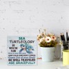 Turtle Sign Decor Sea Turtleology Wood Block Sign Home Beach