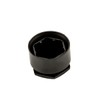 LST 20x Wheel Bolt Cover Caps Set 17 mm Black