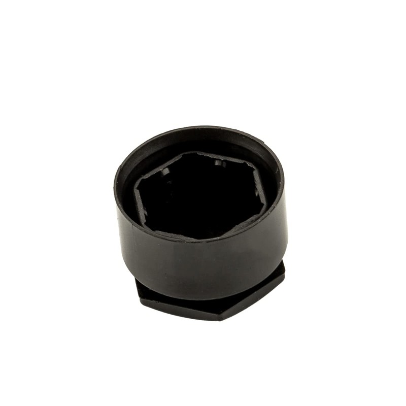 LST 20x Wheel Bolt Cover Caps Set 17 mm Black