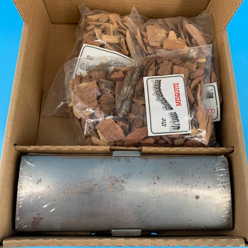 The Urban Smokehouse Smoker Box & Wood Chips Grill Kit