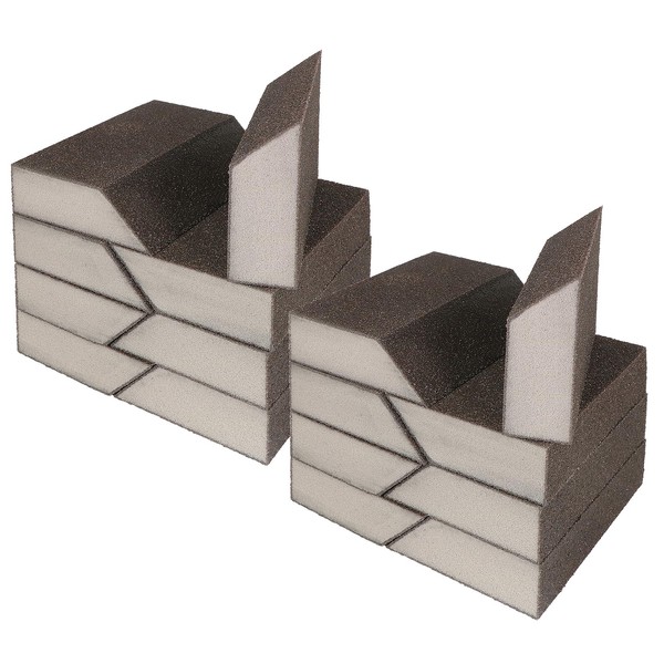 60 Grit Angled Sanding Blocks, Jamiikury Coarse Sand Block Washable