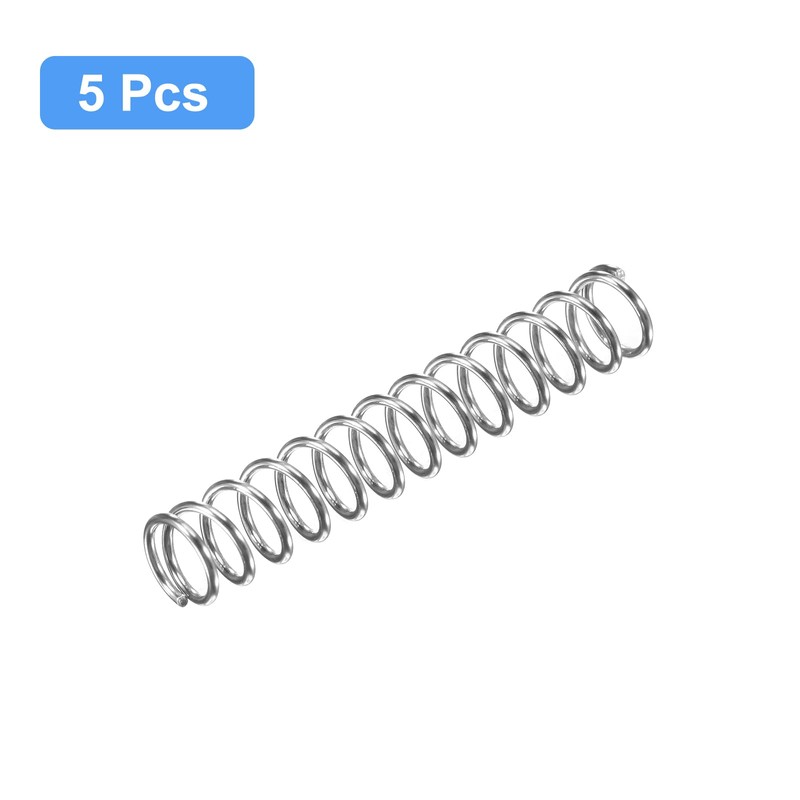 QUARKZMAN Compression Spring 304 Stainless Steel 7 mm AD 0.8