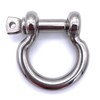 Pack of 5 Curved Shackles Stainless Steel V4A Diameter 6