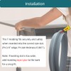 Tintvent T Rubber Trim Molding, Fit 1/2 inch Edge, Edging