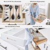 KitchenEdge Adjustable Kitchen Drawer Organizer for Utensils and Junk, Expandabl