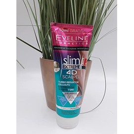Eveline Cosmetics Concentrado de bisturí 4D Slim Extreme que adelgaza rápidamente la liposucción nocturna con tecnología SCALPEL SHAPE DESIGNER