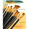 Nicpro 36 Colors Acrylic Paint Set with 12 Brushes &