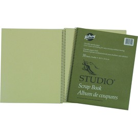 Hilroy Studio Scrapbook, 12 X 10 Inches, Manila Paper, 30 Sheets (26421)