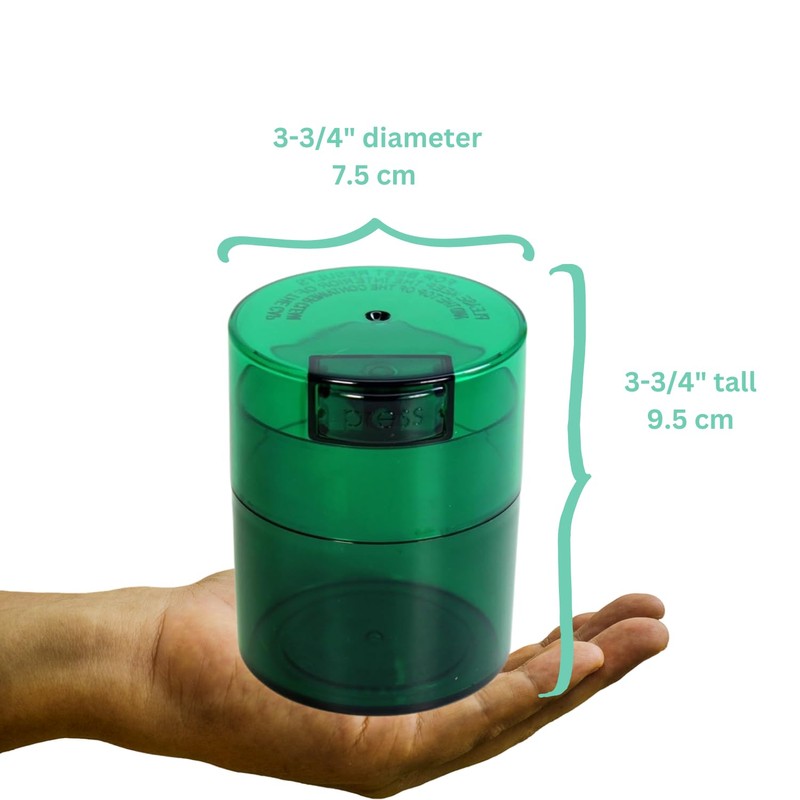 Tightvac - Premium Airtight Herb Storage Container - Holds ½