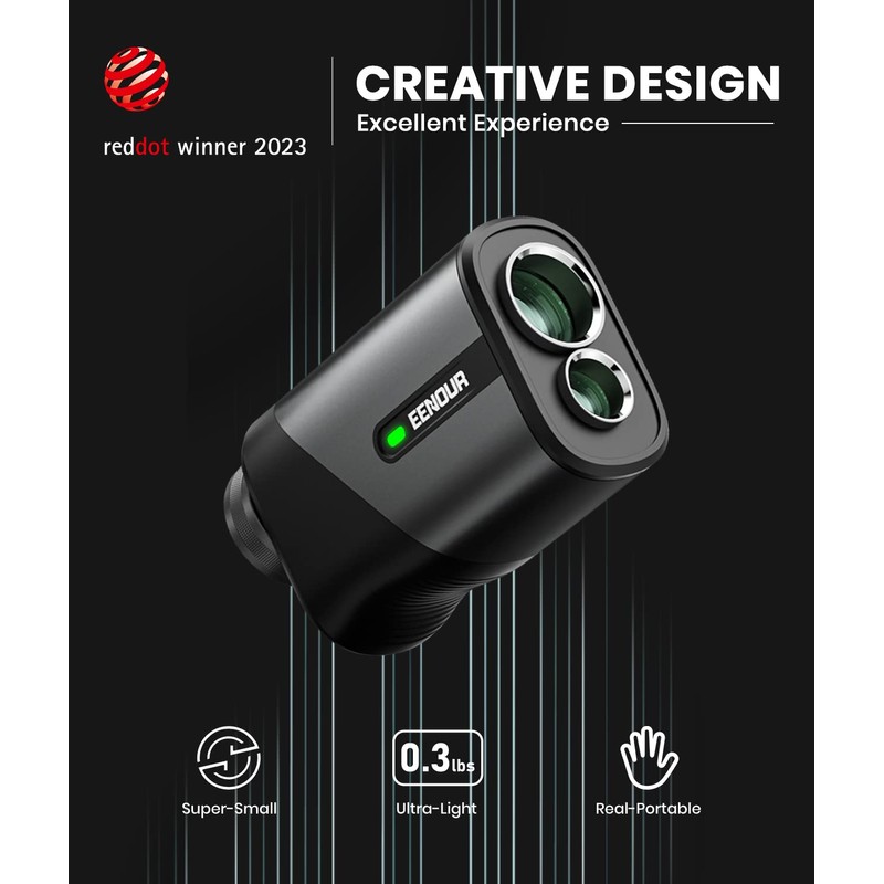 EENOUR U1000PRO Mini Golf Range Finder with 2 Color OLED Display 