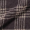 MUJI 83431921 Soft Pile Hand Towel (Pattern), Dark Brown Checker,