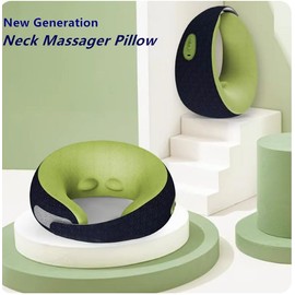 CHAINORA Multifunctional Portable U Shaped Rechargeable Neck Massager Pillow Shoulder Cervical Outdoor Home Car Relaxing Massager