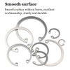 SYDARSYN Circlip Inner E-Clips Snap Rings Seegering External C-Clips Split