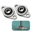KCNOFNC Pack of 2 Pillow Block Bearings 10 mm Inner