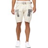 Indicode Men's Jaramillo Cargo Shorts with 6 Pockets, 100% Cotton,
