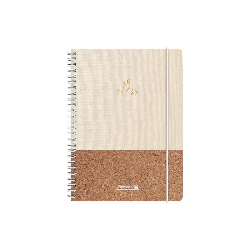 BRUNNEN School Diary (2024/2025) "Naturality", 2 Pages = 1 Week,