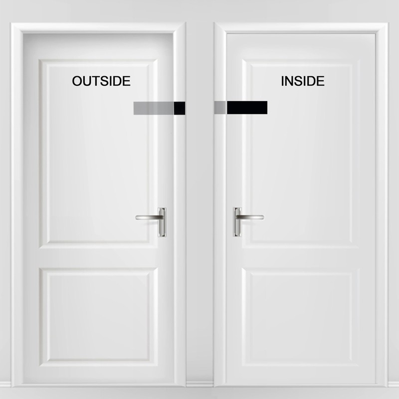 Double-Sided Door Lock (4 Pack) - Two-Way Release Adjustable Strap-Tools