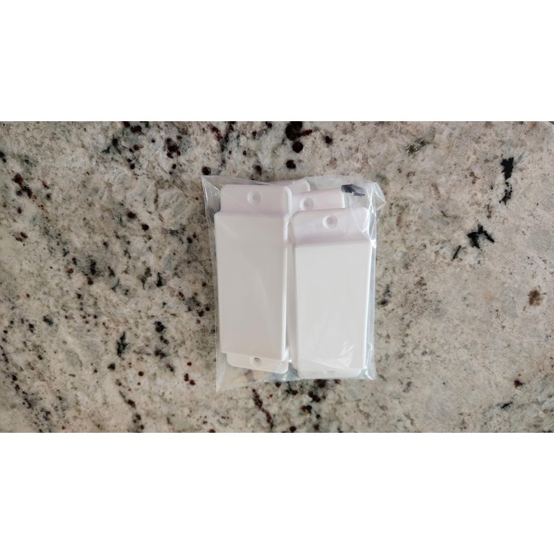 4-Pack Light Switch Guard Covers – White Rocker Switch Protectors