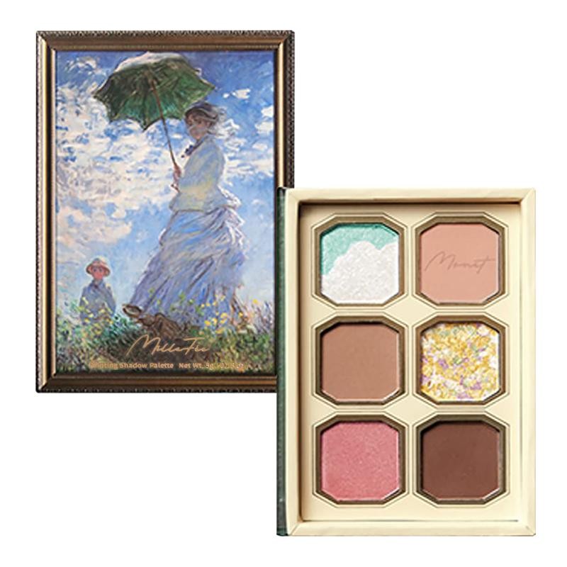 MilleFee Monet's Painting Eyeshadow Palette Makeup Cosmetics - Color: 06