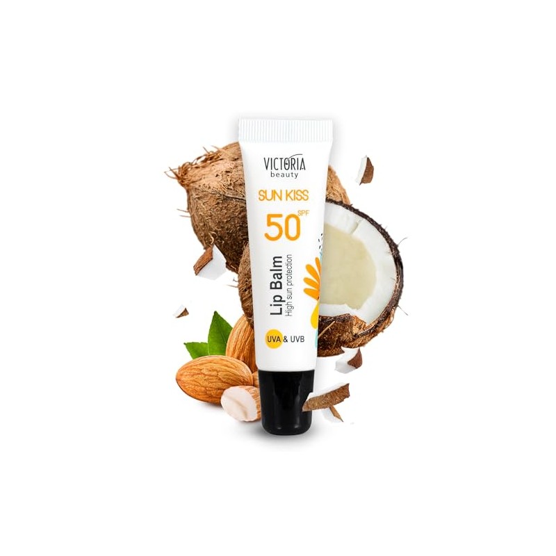 Victoria Beauty Lip Balm, Sun Protection Lips SPF 50, Lip