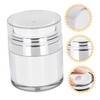 Baluue 2pcs Moisturizer Pump Dispenser Airless Push down Cream Containers