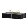 PACKGILO 1 Pack Black Gift Box with Lids Small 12