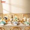 Sweese Plates and Bowls Sets, 18 Piece Dinnerware Set Porcelain