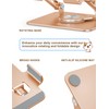 Aoviho Tablet Stand 360° Rotating Aluminum Holder, Adjustable, Portable and