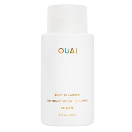 OUAI Limpiador corporal, St. Barts - Gel de baño espumoso con aceite de jojoba y aceite de rosa mosqueta para hidratar, nutrir, equilibrar y suavizar la piel, productos para el cuidado de la piel sin parabenos, ftalatos y sulfatos (10 onzas líquidas)
