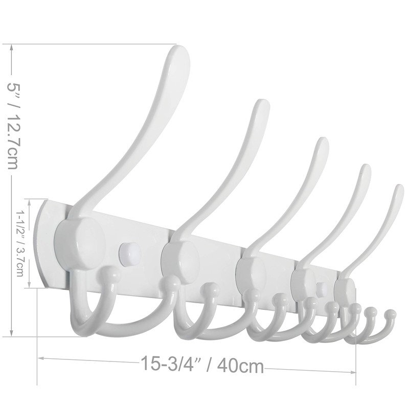 WEBI Coat Rack Wall Mount,Coat Hooks Wall Mounted,Coat Hanger Wall,Hook