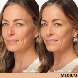 It Cosmetics CC Cream Nude Glow con Protector Solar FPS 40 + Suero Iluminador – Base de maquillaje con Niacinamida, Ácido Hialurónico, Cobertura Alta,