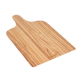 Restaurantware Cater Tek 11.8 x 7 Inch Charcuterie Boards 100 Faux Wood Cheese Boards - WIth Handle Stackable Paper Cardboard Charcuterie Boards Disposable For Serving At Catered Events