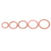 150pcs Metric 15 Sizes Copper Flat Washers Gaskets Assortment Set