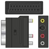 AYMBH Switchable RGB SCART to 3 x RCA (Phono) &