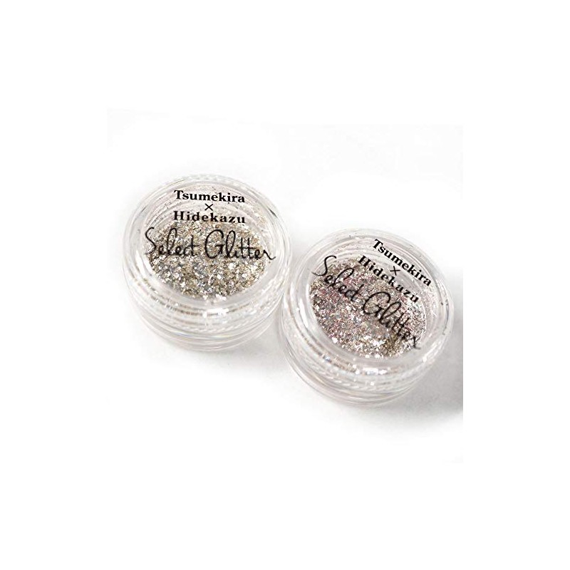 TSUMEKIRA x HIDEKAZU Nail Glitter Set of 2 (Moon Gold),