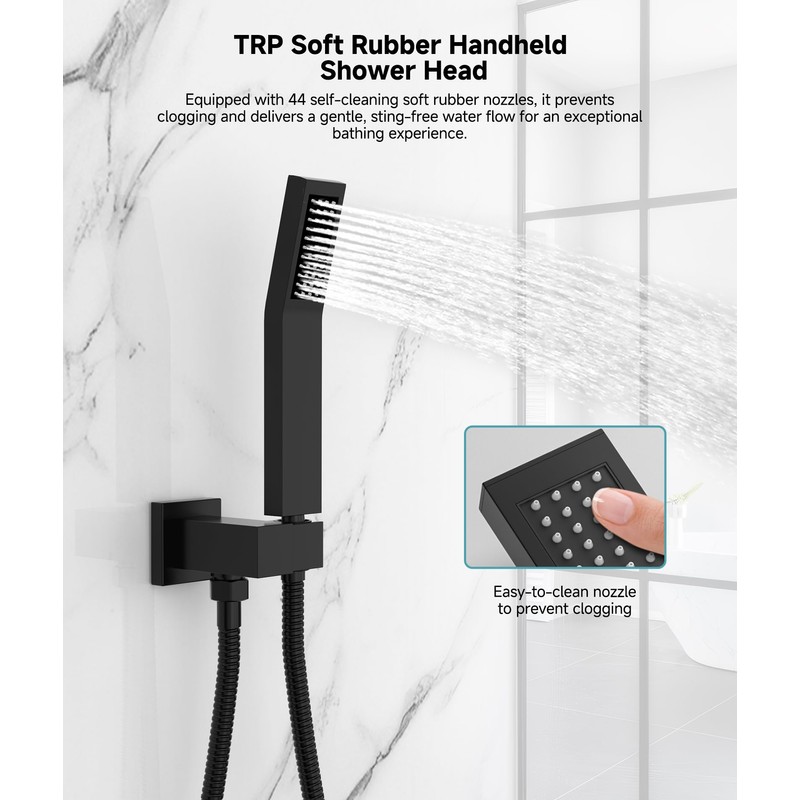 SR SUN RISE Shower System Bathroom 10 Inch Rainfall Shower