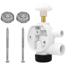 Xspeedonline 385314349 RV Toilet Water Valve Kit Assembly Replacement Fit for Dom-etic Sealand VacuFlush Toilet Models