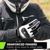 WTACTFUL Men's Motorcycle Gloves, Summer Men's Motorcycle Gloves with Protectors