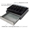 Beelta 16" POS Cash Drawer Stainless Steel Front,Removable Tray,5Bill/5Coin,RJ11 Cable
