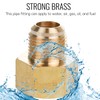 Brass Pipe Adapter - 5/8" SAE Female to 1/2" SAE
