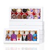 SLShePack 50PCS 12x5x1.5 Inch Cookie Boxes with Window Chocolate Truffle