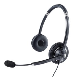 Jabra UC Voice 750 Noise Cancelling USB Duo Headset - Dark Grey/Black