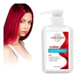 Kerachroma Acondicionador Depositador De Color Red 355ml