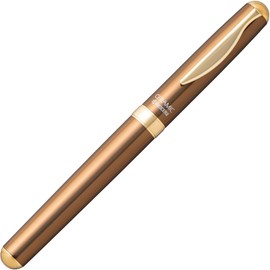 Kyocera KCB-2BR-AZ Ballpoint Pen, Water Based Tip, Ceramic Ball, Good Knocking, Easy to Write, Carbon Copy, Crisp, For Gifts, Brown