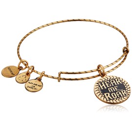 Alex and Ani Replenishment 19 Women's Game of Thrones, Hear Me Roar Charm Bangle, Rafaelian Gold, Expandable, Expandable, Metal, no gemstone