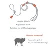 Pig Harness & Leash, Escape Prevention Adjustable Rope, All in
