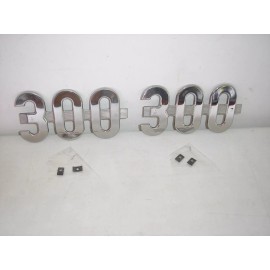 Aftermarket IH FARMALL 300 NUMBER #300 HOOD  SIDE EMBLEMS (1PAIR = 2)   # 22-4-5