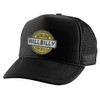Genuine Hillbilly Trucker Hat Embroidered Adjustable Snapback (Black)