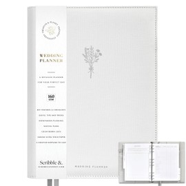 The Elegant Wedding Planner and Organiser for the Bride | Tissue Wrapped in a Gift Box | Thick Pages, Cushioned Cover | Elegantly Designed Planner to Plan Every Detail